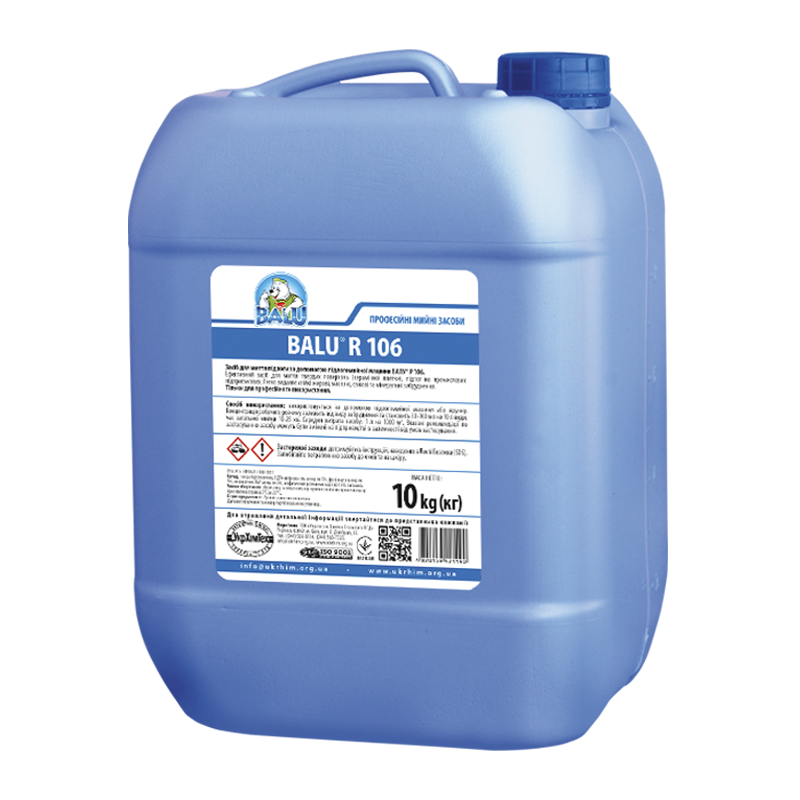 Засіб для миття підлоги за допомогою підлогомийної машини "БАЛУ® Р 106", кан 10кг